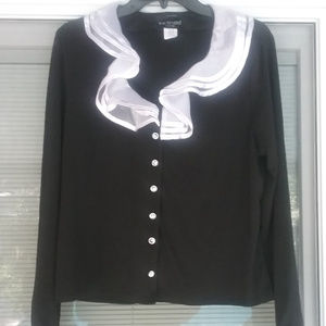 Black and White Classy Blouse